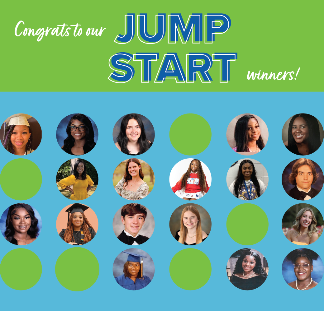 The winners of the 2023 Jump Start Scholarship winners