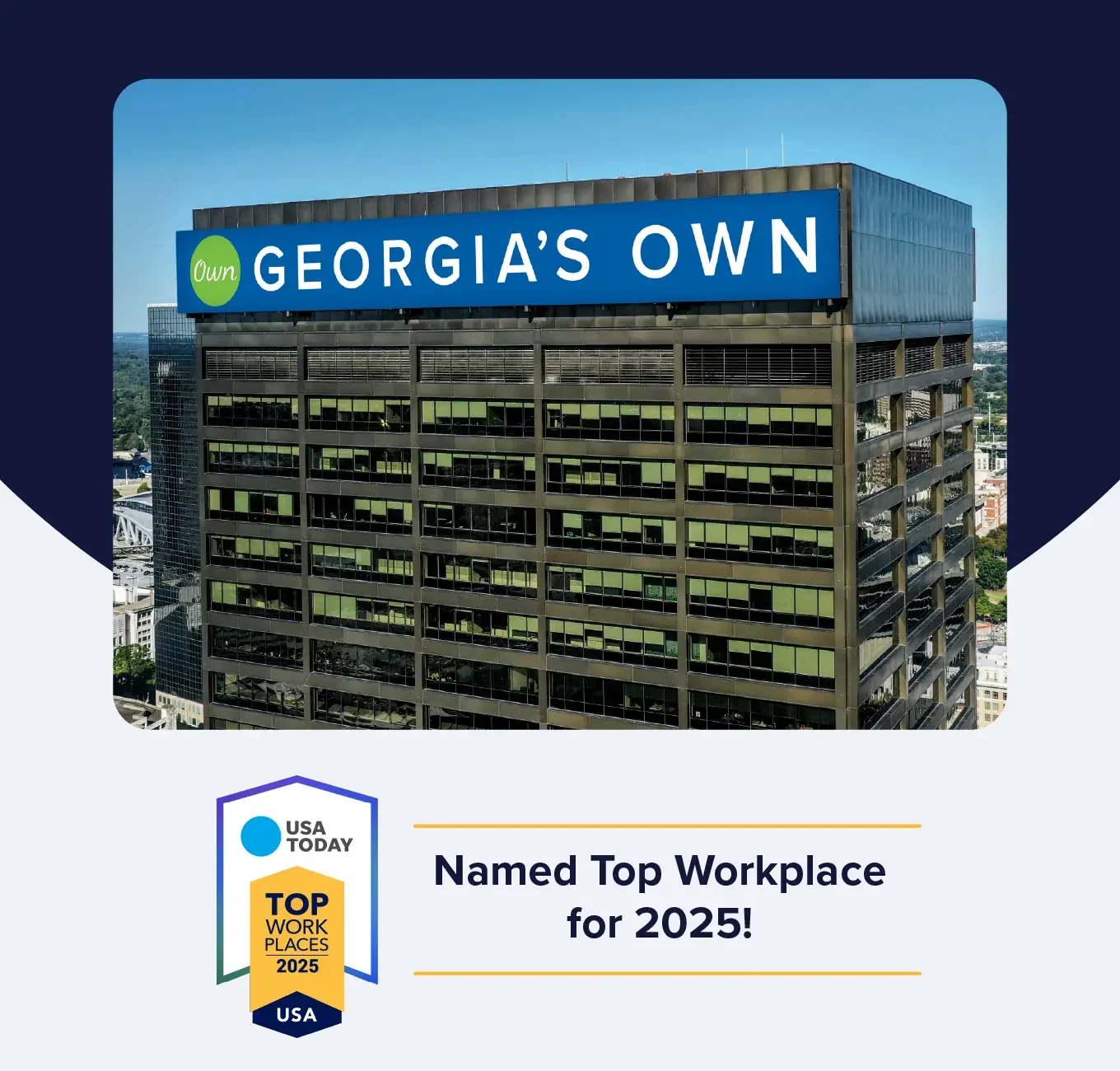 Georgia's Own named Top Workplace for 2025